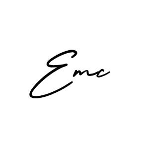 How to Draw Emc signature style? AmerikaSignatureDemo-Regular is a latest design signature styles for name Emc. Emc signature style 3 images and pictures png