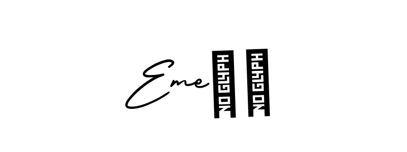 Check out images of Autograph of Eme⁹³ name. Actor Eme⁹³ Signature Style. AmerikaSignatureDemo-Regular is a professional sign style online. Eme⁹³ signature style 3 images and pictures png