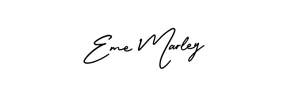 Make a beautiful signature design for name Eme Marley. With this signature (AmerikaSignatureDemo-Regular) style, you can create a handwritten signature for free. Eme Marley signature style 3 images and pictures png