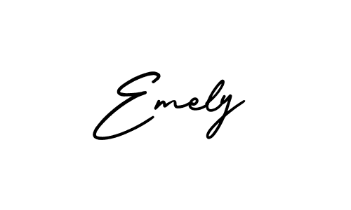 Make a short Emely signature style. Manage your documents anywhere anytime using AmerikaSignatureDemo-Regular. Create and add eSignatures, submit forms, share and send files easily. Emely signature style 3 images and pictures png