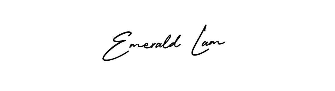 How to Draw Emerald Lam signature style? AmerikaSignatureDemo-Regular is a latest design signature styles for name Emerald Lam. Emerald Lam signature style 3 images and pictures png