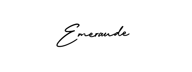How to Draw Emeraude signature style? AmerikaSignatureDemo-Regular is a latest design signature styles for name Emeraude. Emeraude signature style 3 images and pictures png