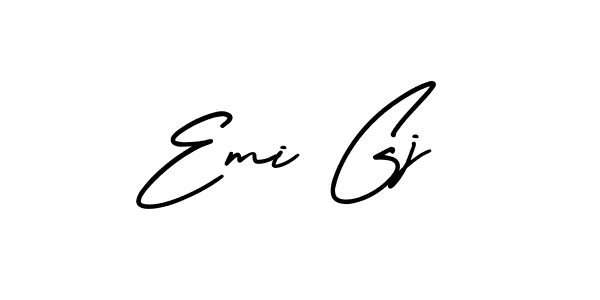 Make a beautiful signature design for name Emi Gj. Use this online signature maker to create a handwritten signature for free. Emi Gj signature style 3 images and pictures png