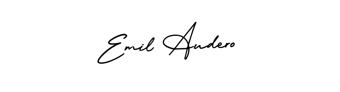 It looks lik you need a new signature style for name Emil Audero. Design unique handwritten (AmerikaSignatureDemo-Regular) signature with our free signature maker in just a few clicks. Emil Audero signature style 3 images and pictures png