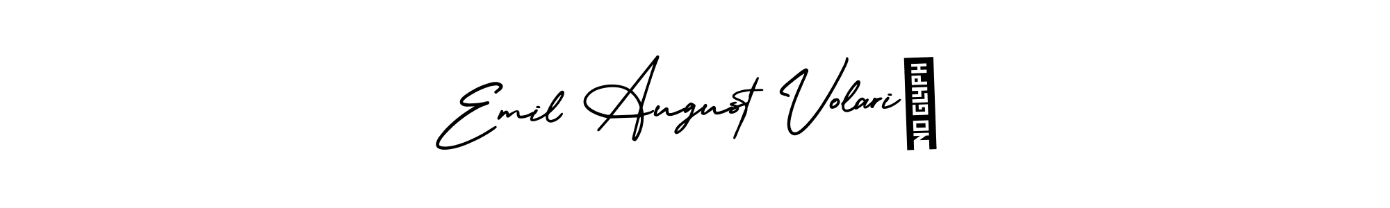 Similarly AmerikaSignatureDemo-Regular is the best handwritten signature design. Signature creator online .You can use it as an online autograph creator for name Emil August Volarić. Emil August Volarić signature style 3 images and pictures png