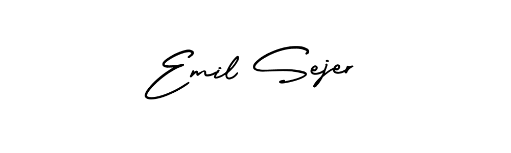 Similarly AmerikaSignatureDemo-Regular is the best handwritten signature design. Signature creator online .You can use it as an online autograph creator for name Emil Sejer. Emil Sejer signature style 3 images and pictures png