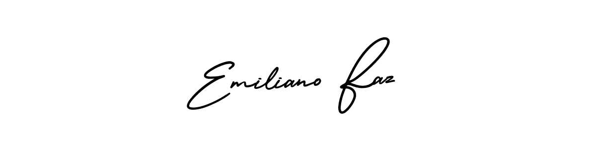 Similarly AmerikaSignatureDemo-Regular is the best handwritten signature design. Signature creator online .You can use it as an online autograph creator for name Emiliano Faz. Emiliano Faz signature style 3 images and pictures png