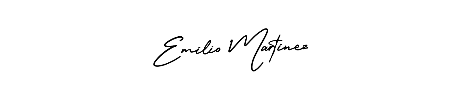 How to make Emilio Martinez signature? AmerikaSignatureDemo-Regular is a professional autograph style. Create handwritten signature for Emilio Martinez name. Emilio Martinez signature style 3 images and pictures png