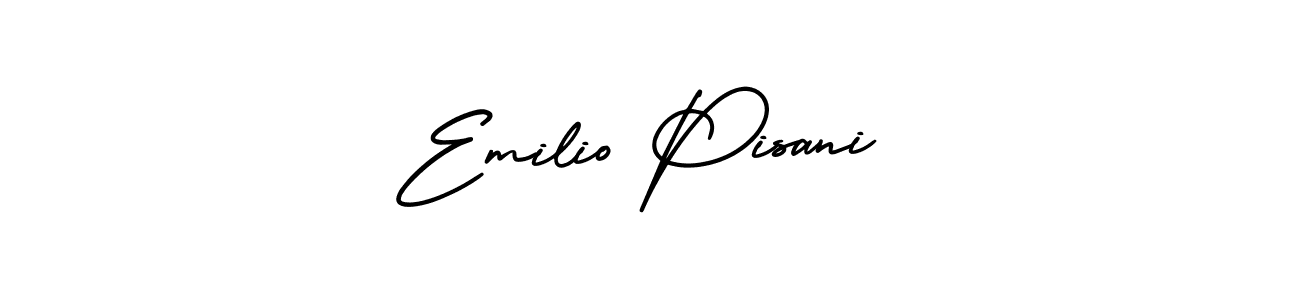 How to make Emilio Pisani signature? AmerikaSignatureDemo-Regular is a professional autograph style. Create handwritten signature for Emilio Pisani name. Emilio Pisani signature style 3 images and pictures png