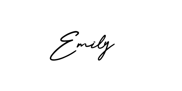 This is the best signature style for the Emily  name. Also you like these signature font (AmerikaSignatureDemo-Regular). Mix name signature. Emily  signature style 3 images and pictures png