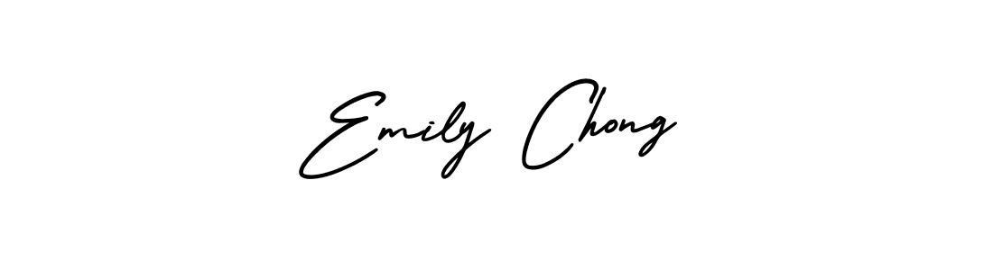Also You can easily find your signature by using the search form. We will create Emily Chong name handwritten signature images for you free of cost using AmerikaSignatureDemo-Regular sign style. Emily Chong signature style 3 images and pictures png