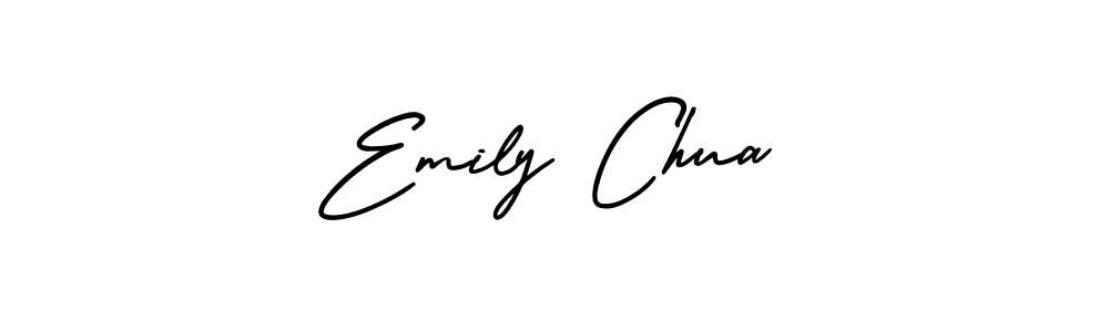 It looks lik you need a new signature style for name Emily Chua. Design unique handwritten (AmerikaSignatureDemo-Regular) signature with our free signature maker in just a few clicks. Emily Chua signature style 3 images and pictures png