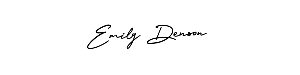 Use a signature maker to create a handwritten signature online. With this signature software, you can design (AmerikaSignatureDemo-Regular) your own signature for name Emily Denson. Emily Denson signature style 3 images and pictures png