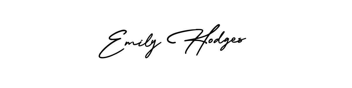 Emily Hodges stylish signature style. Best Handwritten Sign (AmerikaSignatureDemo-Regular) for my name. Handwritten Signature Collection Ideas for my name Emily Hodges. Emily Hodges signature style 3 images and pictures png