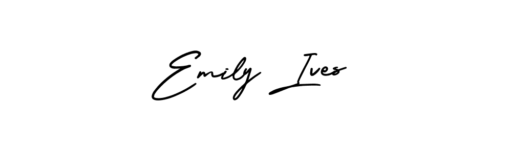 Create a beautiful signature design for name Emily Ives. With this signature (AmerikaSignatureDemo-Regular) fonts, you can make a handwritten signature for free. Emily Ives signature style 3 images and pictures png