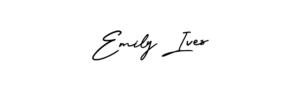 Create a beautiful signature design for name Emily Ives. With this signature (AmerikaSignatureDemo-Regular) fonts, you can make a handwritten signature for free. Emily Ives signature style 3 images and pictures png