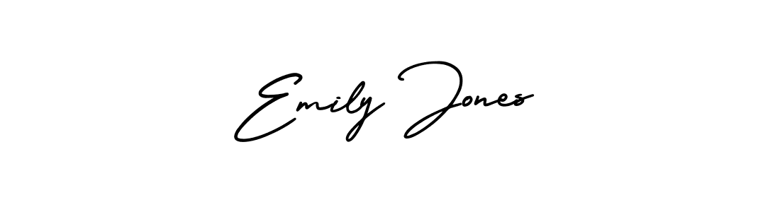 How to make Emily Jones name signature. Use AmerikaSignatureDemo-Regular style for creating short signs online. This is the latest handwritten sign. Emily Jones signature style 3 images and pictures png