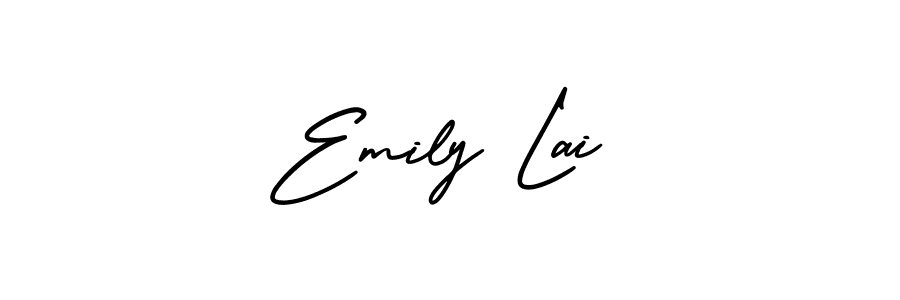 Best and Professional Signature Style for Emily Lai. AmerikaSignatureDemo-Regular Best Signature Style Collection. Emily Lai signature style 3 images and pictures png