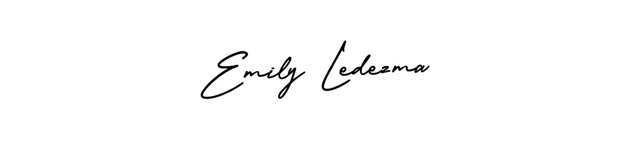 Create a beautiful signature design for name Emily Ledezma. With this signature (AmerikaSignatureDemo-Regular) fonts, you can make a handwritten signature for free. Emily Ledezma signature style 3 images and pictures png
