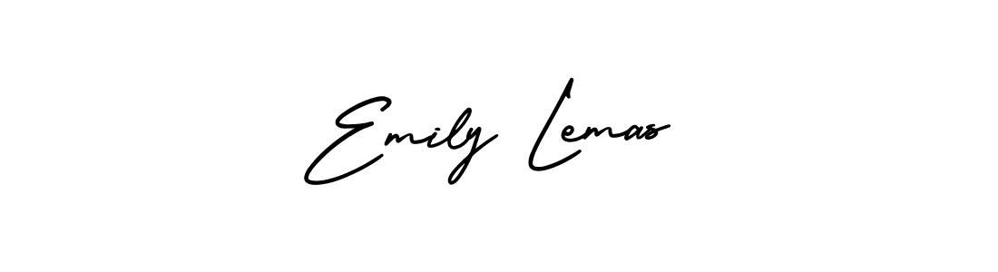 AmerikaSignatureDemo-Regular is a professional signature style that is perfect for those who want to add a touch of class to their signature. It is also a great choice for those who want to make their signature more unique. Get Emily Lemas name to fancy signature for free. Emily Lemas signature style 3 images and pictures png
