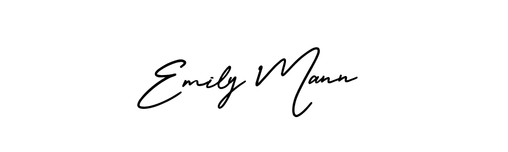 Design your own signature with our free online signature maker. With this signature software, you can create a handwritten (AmerikaSignatureDemo-Regular) signature for name Emily Mann. Emily Mann signature style 3 images and pictures png