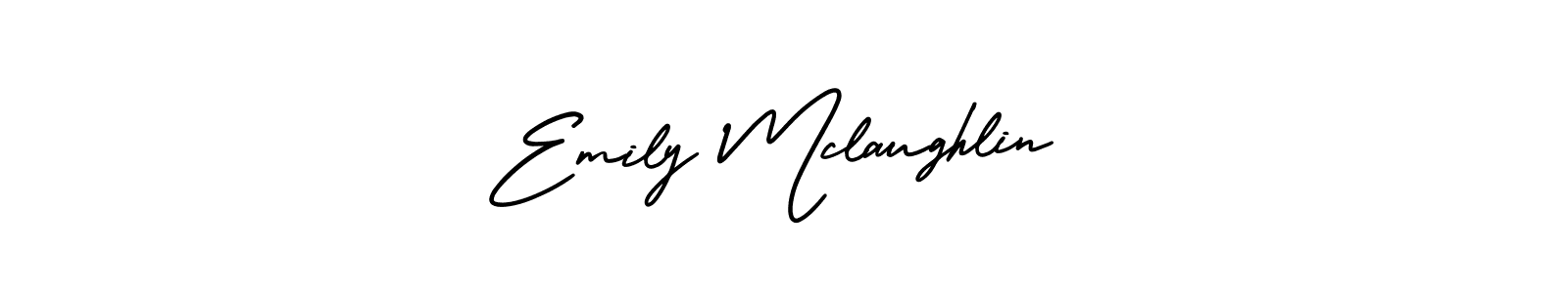 Make a short Emily Mclaughlin signature style. Manage your documents anywhere anytime using AmerikaSignatureDemo-Regular. Create and add eSignatures, submit forms, share and send files easily. Emily Mclaughlin signature style 3 images and pictures png