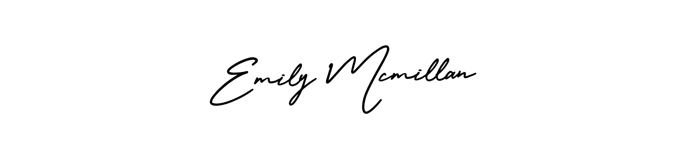 Use a signature maker to create a handwritten signature online. With this signature software, you can design (AmerikaSignatureDemo-Regular) your own signature for name Emily Mcmillan. Emily Mcmillan signature style 3 images and pictures png