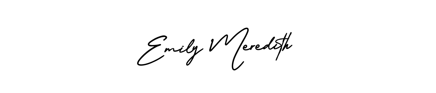 How to make Emily Meredith signature? AmerikaSignatureDemo-Regular is a professional autograph style. Create handwritten signature for Emily Meredith name. Emily Meredith signature style 3 images and pictures png