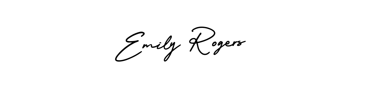 Make a beautiful signature design for name Emily Rogers. With this signature (AmerikaSignatureDemo-Regular) style, you can create a handwritten signature for free. Emily Rogers signature style 3 images and pictures png