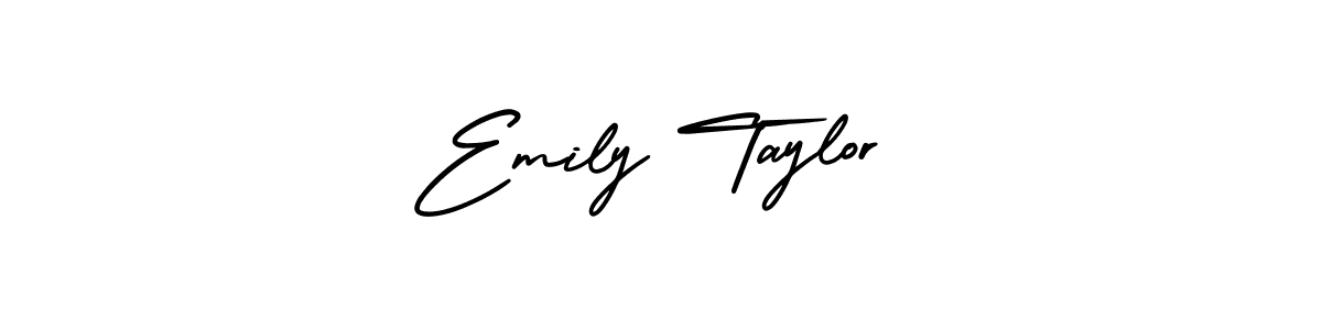 Make a beautiful signature design for name Emily Taylor. With this signature (AmerikaSignatureDemo-Regular) style, you can create a handwritten signature for free. Emily Taylor signature style 3 images and pictures png