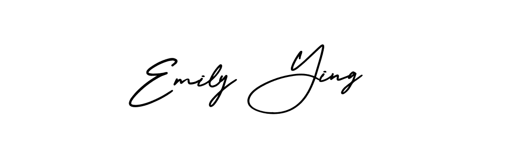 How to Draw Emily Ying signature style? AmerikaSignatureDemo-Regular is a latest design signature styles for name Emily Ying. Emily Ying signature style 3 images and pictures png