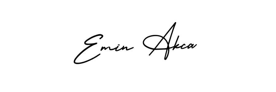 if you are searching for the best signature style for your name Emin Akca. so please give up your signature search. here we have designed multiple signature styles  using AmerikaSignatureDemo-Regular. Emin Akca signature style 3 images and pictures png