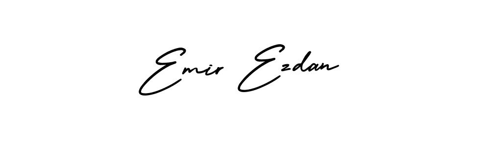 Use a signature maker to create a handwritten signature online. With this signature software, you can design (AmerikaSignatureDemo-Regular) your own signature for name Emir Ezdan. Emir Ezdan signature style 3 images and pictures png