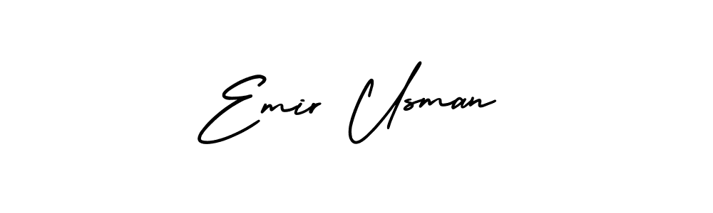 Create a beautiful signature design for name Emir Usman. With this signature (AmerikaSignatureDemo-Regular) fonts, you can make a handwritten signature for free. Emir Usman signature style 3 images and pictures png