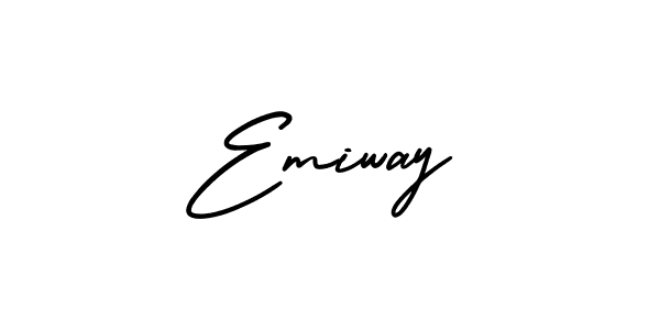 It looks lik you need a new signature style for name Emiway. Design unique handwritten (AmerikaSignatureDemo-Regular) signature with our free signature maker in just a few clicks. Emiway signature style 3 images and pictures png
