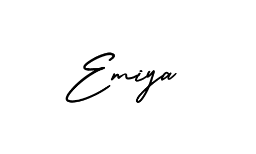 Similarly AmerikaSignatureDemo-Regular is the best handwritten signature design. Signature creator online .You can use it as an online autograph creator for name Emiya. Emiya signature style 3 images and pictures png