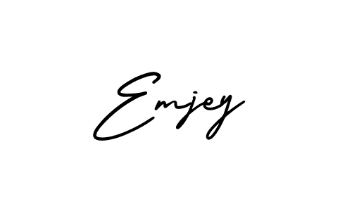 Once you've used our free online signature maker to create your best signature AmerikaSignatureDemo-Regular style, it's time to enjoy all of the benefits that Emjey name signing documents. Emjey signature style 3 images and pictures png