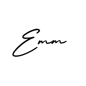 How to make Emm signature? AmerikaSignatureDemo-Regular is a professional autograph style. Create handwritten signature for Emm name. Emm signature style 3 images and pictures png
