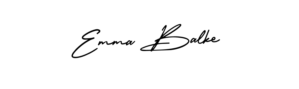 Make a beautiful signature design for name Emma Balke. Use this online signature maker to create a handwritten signature for free. Emma Balke signature style 3 images and pictures png