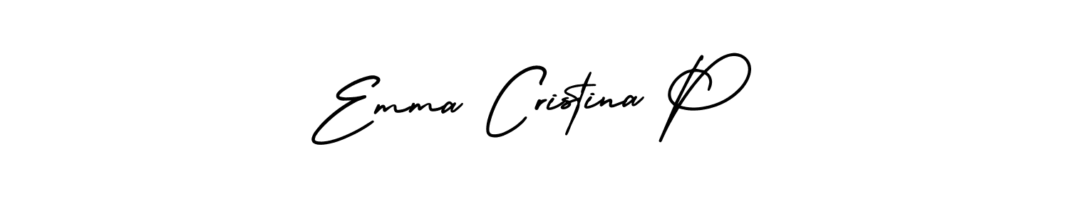 Check out images of Autograph of Emma Cristina P name. Actor Emma Cristina P Signature Style. AmerikaSignatureDemo-Regular is a professional sign style online. Emma Cristina P signature style 3 images and pictures png