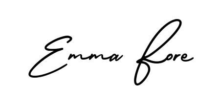 Express your personality with a custom Emma Fore signature crafted with AmerikaSignatureDemo-Regular typography. Free transparent PNG download available. Emma Fore signature style 3 images and pictures png