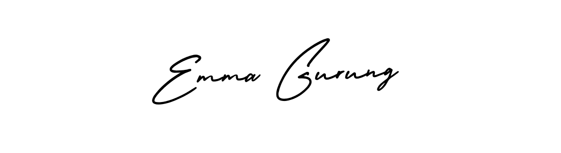 if you are searching for the best signature style for your name Emma Gurung. so please give up your signature search. here we have designed multiple signature styles  using AmerikaSignatureDemo-Regular. Emma Gurung signature style 3 images and pictures png