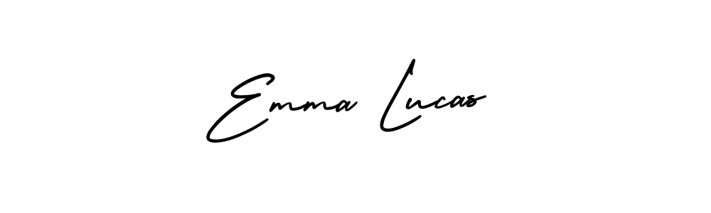 Use a signature maker to create a handwritten signature online. With this signature software, you can design (AmerikaSignatureDemo-Regular) your own signature for name Emma Lucas. Emma Lucas signature style 3 images and pictures png