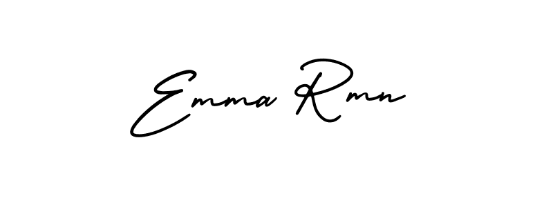 Also You can easily find your signature by using the search form. We will create Emma Rmn name handwritten signature images for you free of cost using AmerikaSignatureDemo-Regular sign style. Emma Rmn signature style 3 images and pictures png