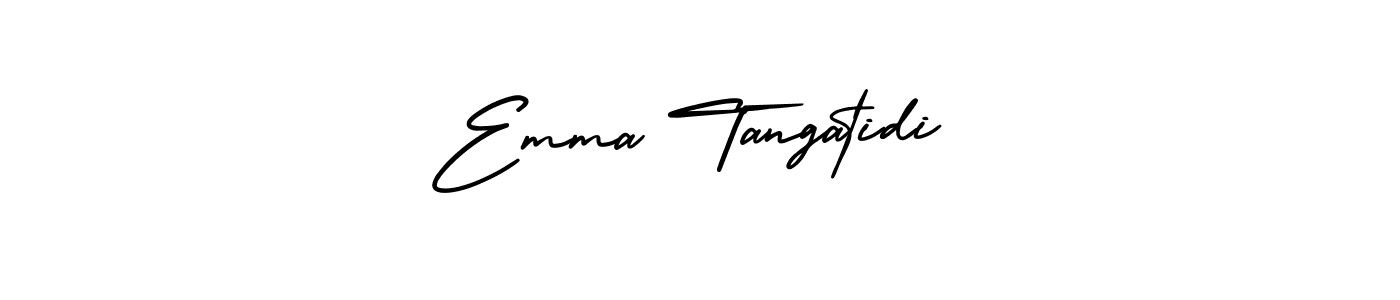How to make Emma Tangatidi signature? AmerikaSignatureDemo-Regular is a professional autograph style. Create handwritten signature for Emma Tangatidi name. Emma Tangatidi signature style 3 images and pictures png