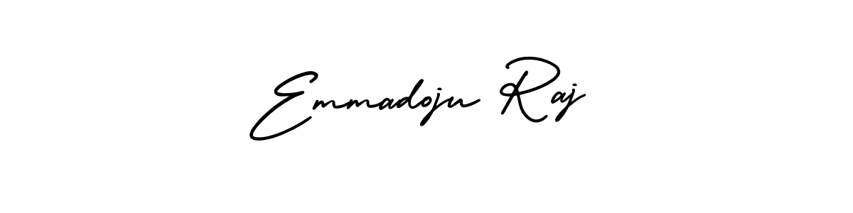 Check out images of Autograph of Emmadoju Raj name. Actor Emmadoju Raj Signature Style. AmerikaSignatureDemo-Regular is a professional sign style online. Emmadoju Raj signature style 3 images and pictures png