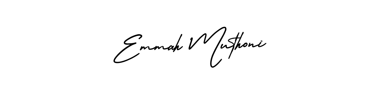 Similarly AmerikaSignatureDemo-Regular is the best handwritten signature design. Signature creator online .You can use it as an online autograph creator for name Emmah Muthoni. Emmah Muthoni signature style 3 images and pictures png