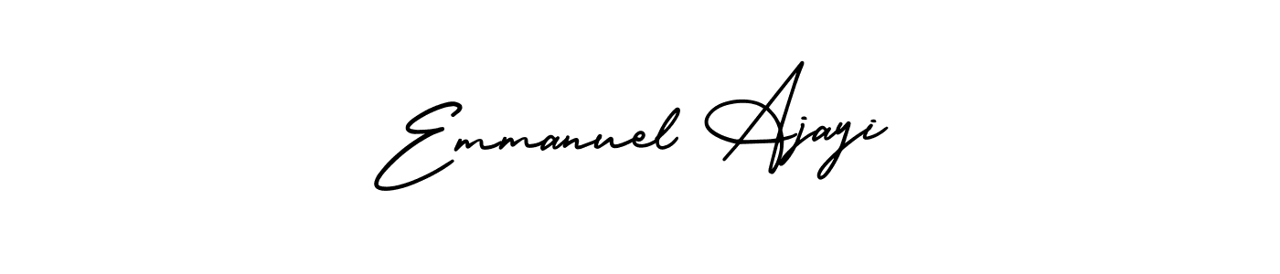 Also You can easily find your signature by using the search form. We will create Emmanuel Ajayi name handwritten signature images for you free of cost using AmerikaSignatureDemo-Regular sign style. Emmanuel Ajayi signature style 3 images and pictures png