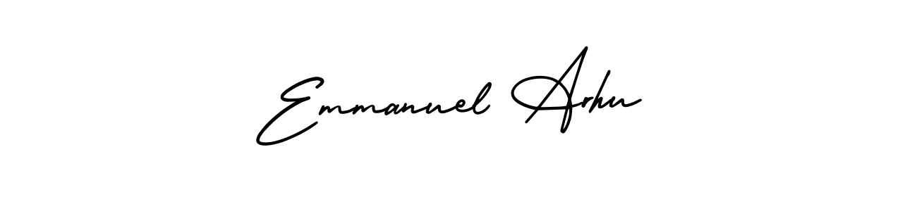 Best and Professional Signature Style for Emmanuel Arhu. AmerikaSignatureDemo-Regular Best Signature Style Collection. Emmanuel Arhu signature style 3 images and pictures png