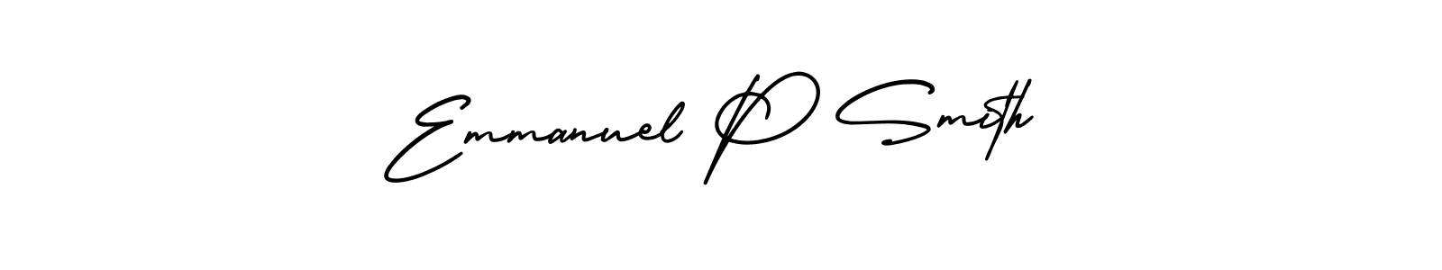 Best and Professional Signature Style for Emmanuel P Smith. AmerikaSignatureDemo-Regular Best Signature Style Collection. Emmanuel P Smith signature style 3 images and pictures png